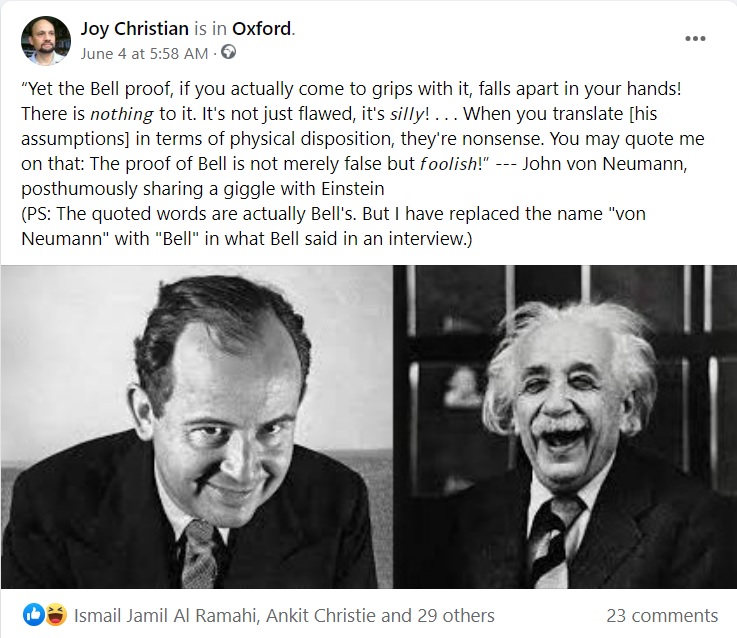 von Neumann proof